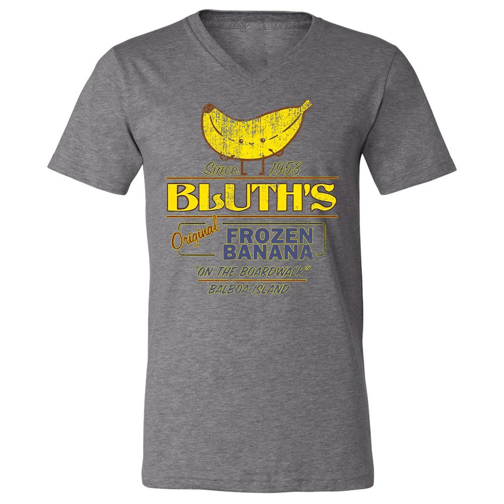 Unisex V-Neck T-Shirt - Q3KVS9Z6 - Deep Heather - 13