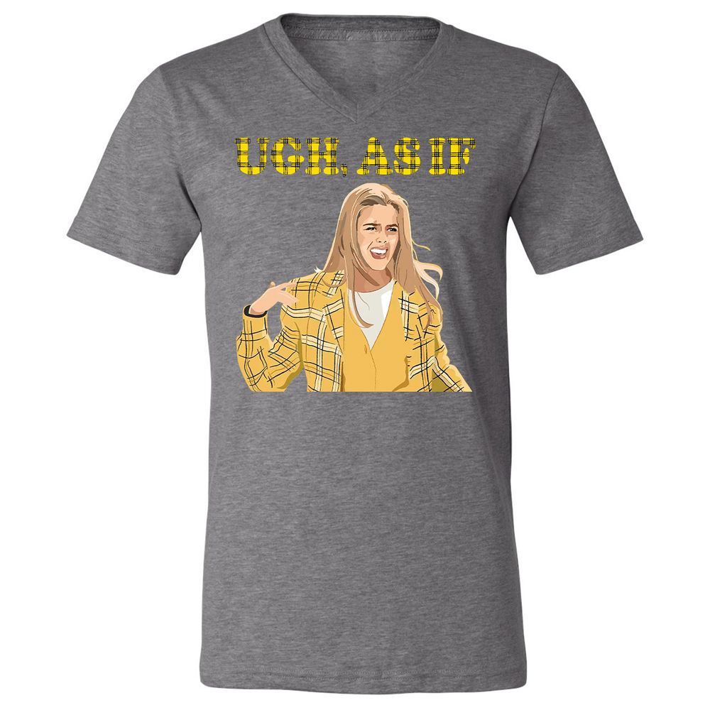 Unisex V-Neck T-Shirt - 4SN6LVST - Deep Heather - 13