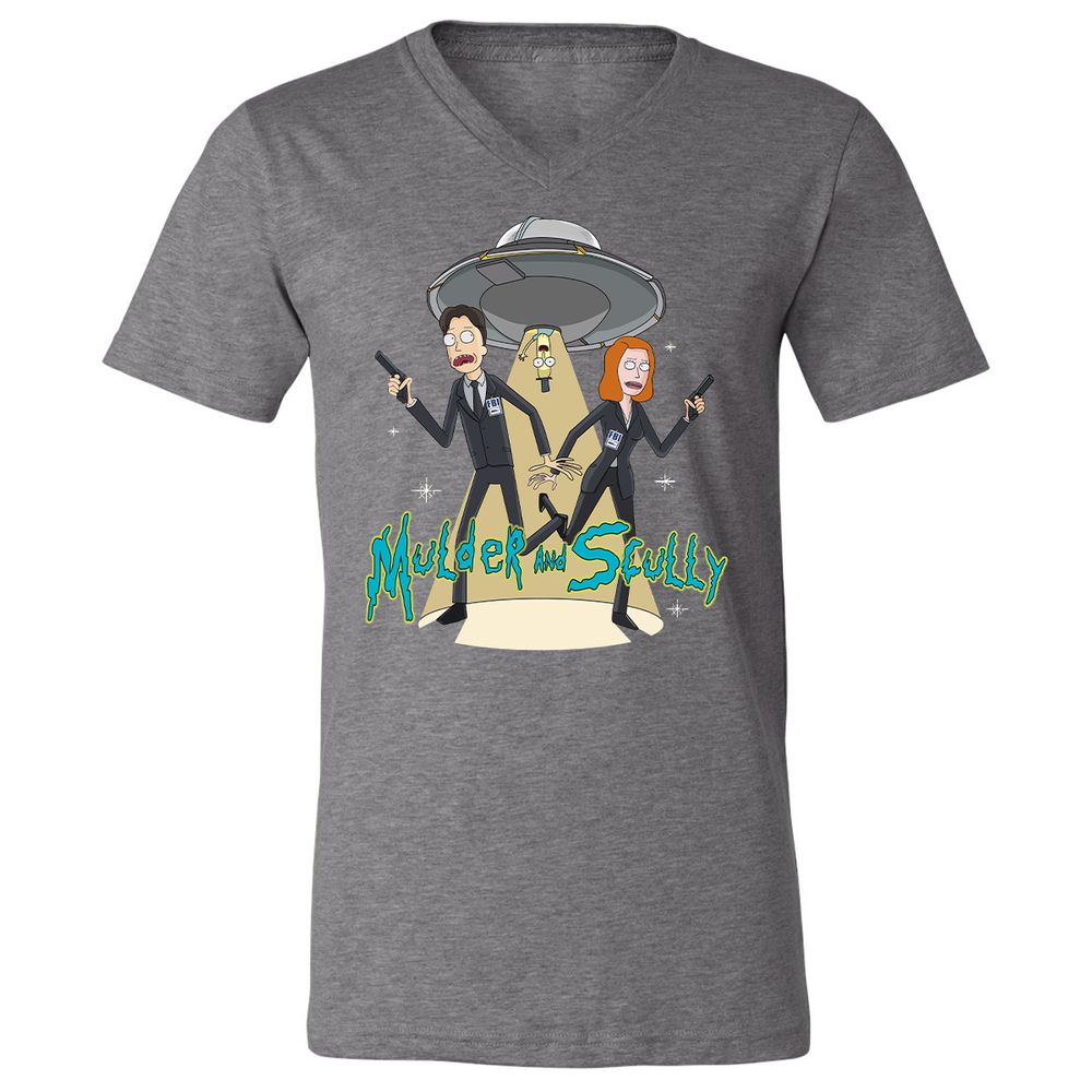 Unisex V-Neck T-Shirt - UBGAG5X2 - Deep Heather - 13