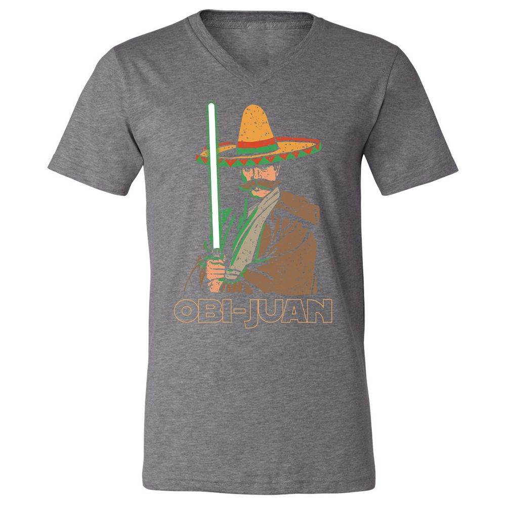 Unisex V-Neck T-Shirt - K1DS1EJ7 - Deep Heather - 13