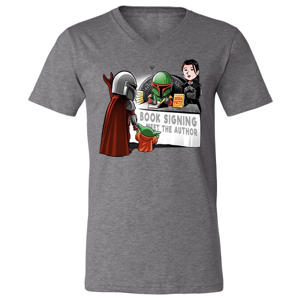 Unisex V-Neck T-Shirt - XLA39LRL - Deep Heather - 13