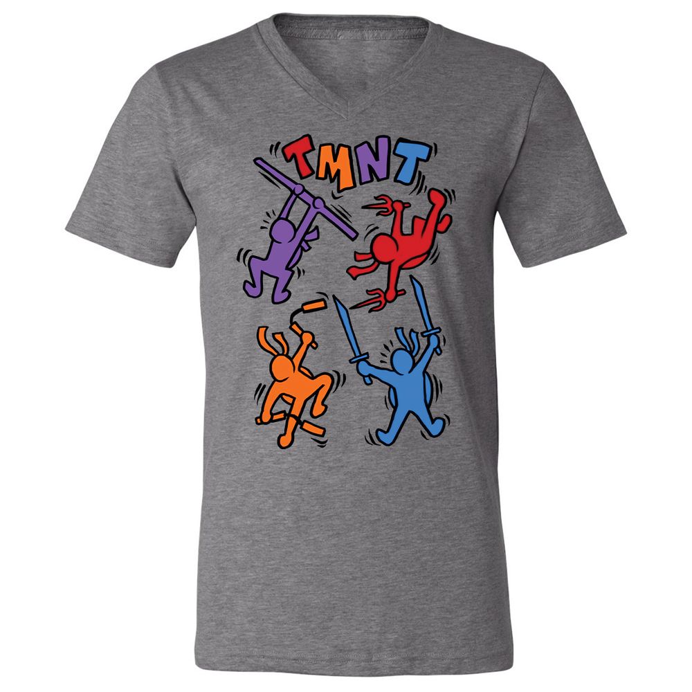 Unisex V-Neck T-Shirt - XPPCFY9W - Deep Heather - 13