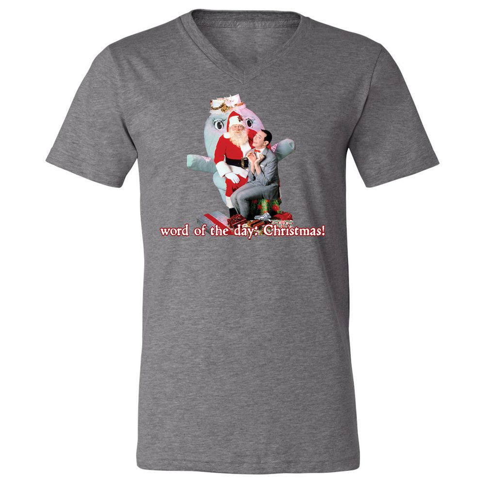 Unisex V-Neck T-Shirt - JKNZHBSV - Deep Heather - 13