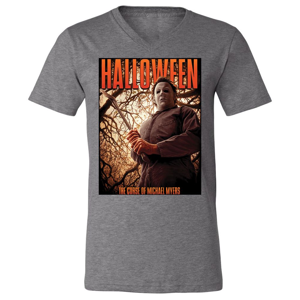 Unisex V-Neck T-Shirt - 32ST75B7 - Deep Heather - 13