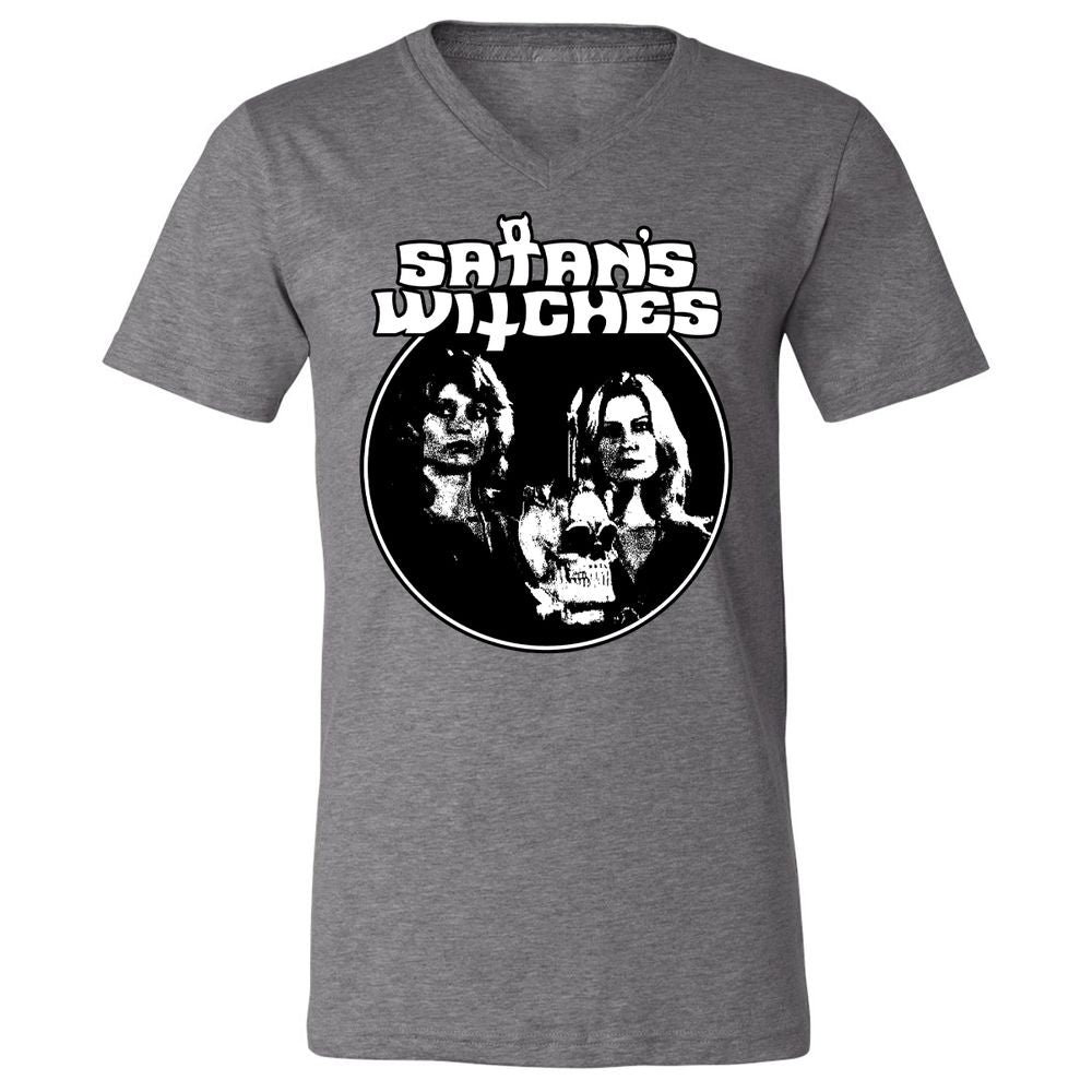 Unisex V-Neck T-Shirt - ZT5M5KW8 - Deep Heather - 13
