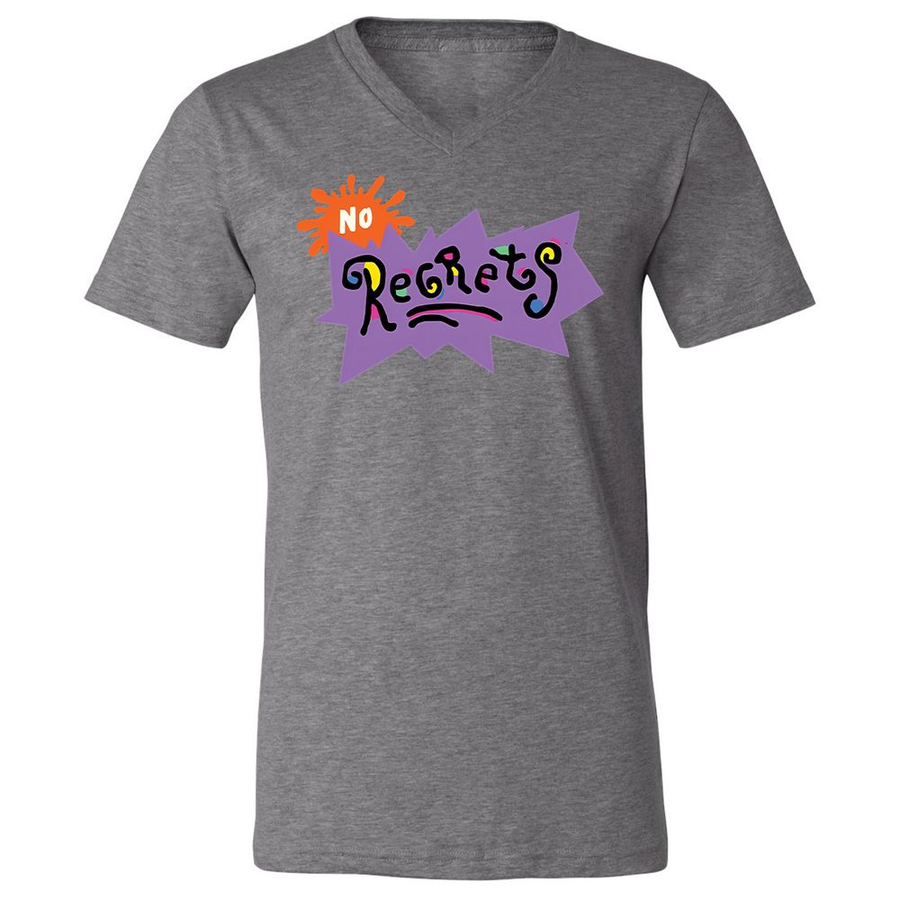 Unisex V-Neck T-Shirt - PDD5KLXM - Deep Heather - 13