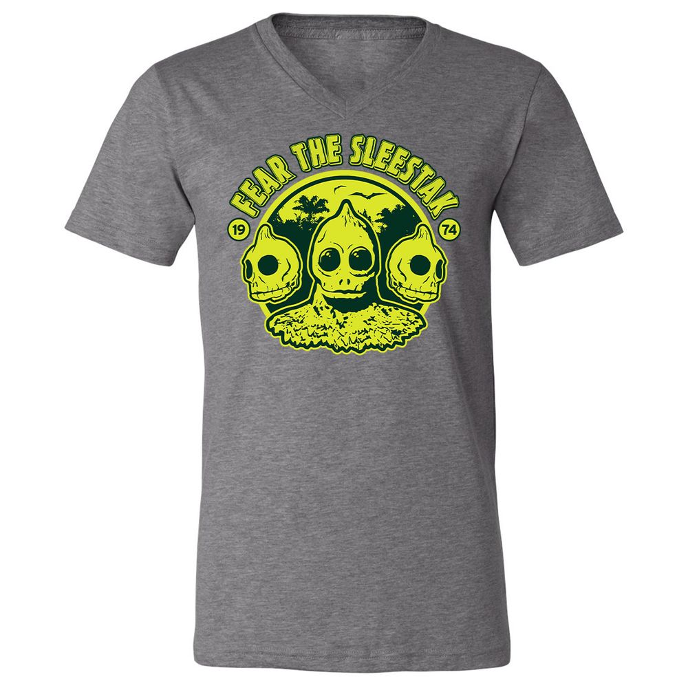 Unisex V-Neck T-Shirt - 43UXFTER - Deep Heather - 13