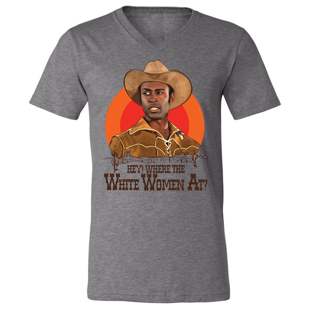 Unisex V-Neck T-Shirt - 3L811JBC - Deep Heather - 13