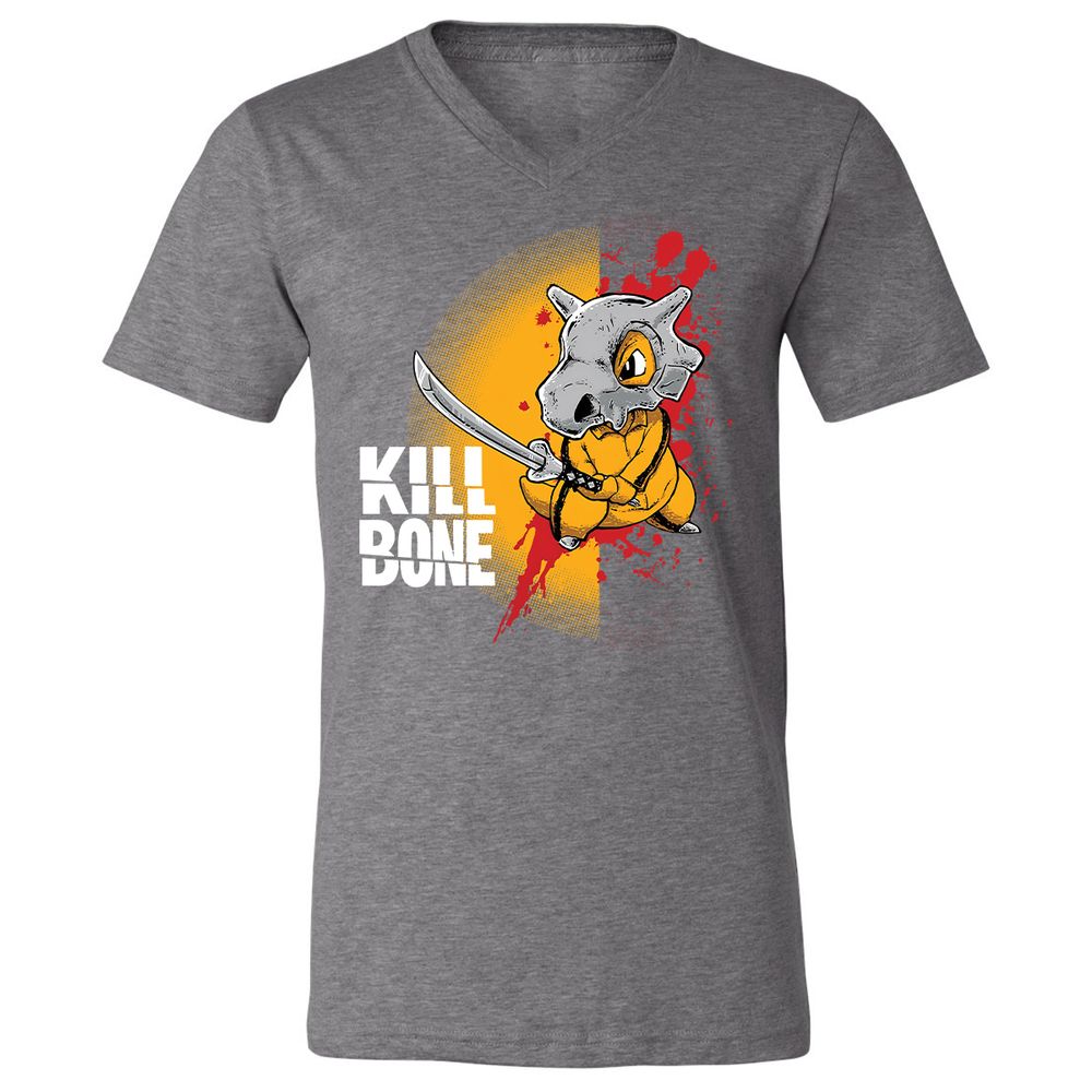 Unisex V-Neck T-Shirt - E8T362YL - Deep Heather - 13