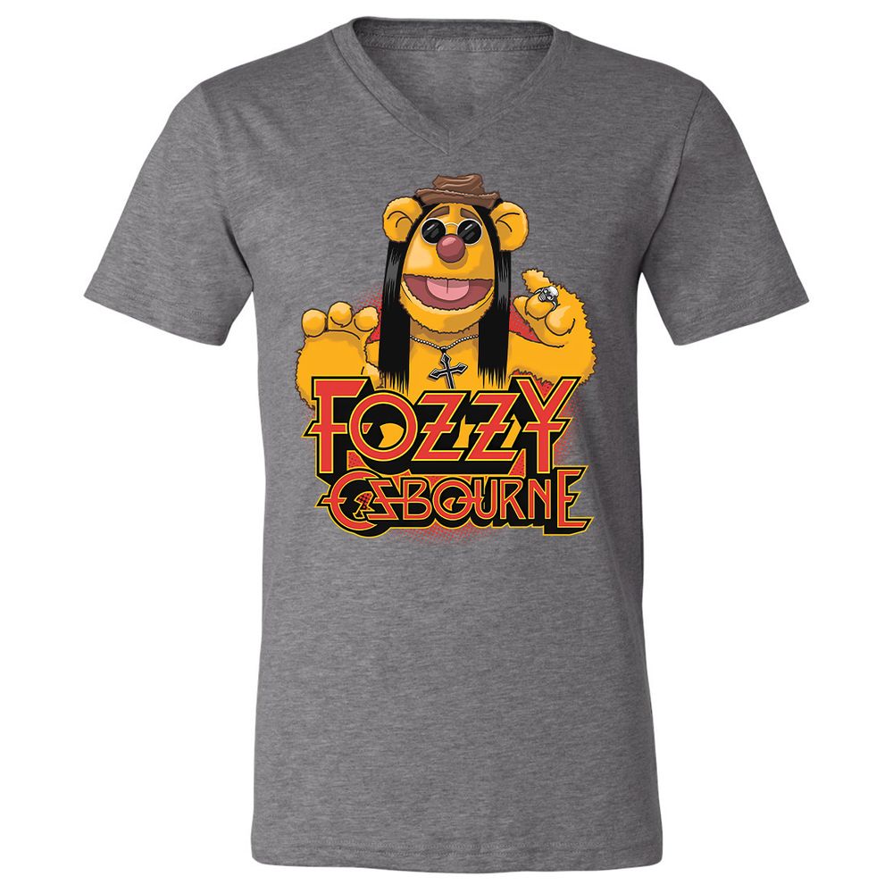 Unisex V-Neck T-Shirt - NV2FPBQC - Deep Heather - 13