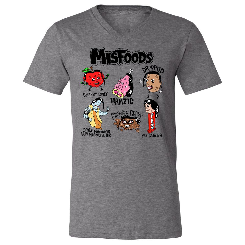 Unisex V-Neck T-Shirt - PX1Y5PCV - Deep Heather - 13