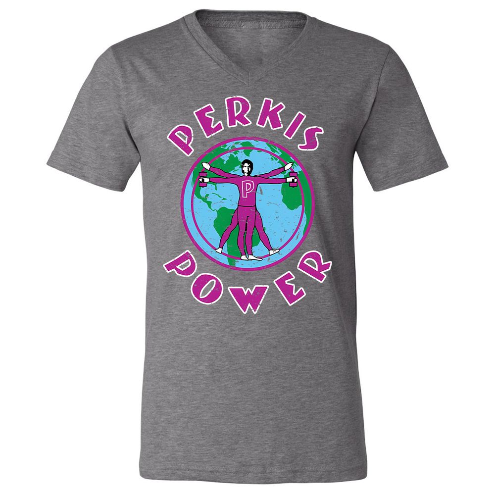 Unisex V-Neck T-Shirt - SQN7T4CR - Deep Heather - 13