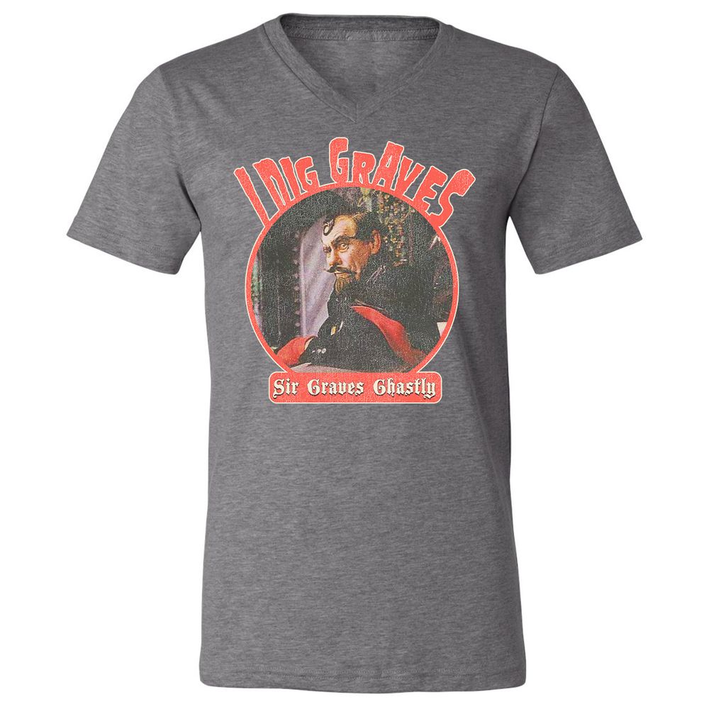 Unisex V-Neck T-Shirt - EBP7BS3U - Deep Heather - 13