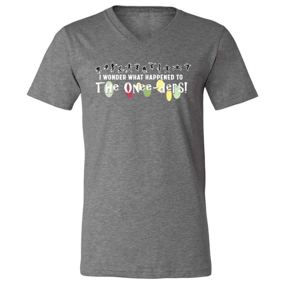 Unisex V-Neck T-Shirt - 7DXAUWNS - Deep Heather - 13
