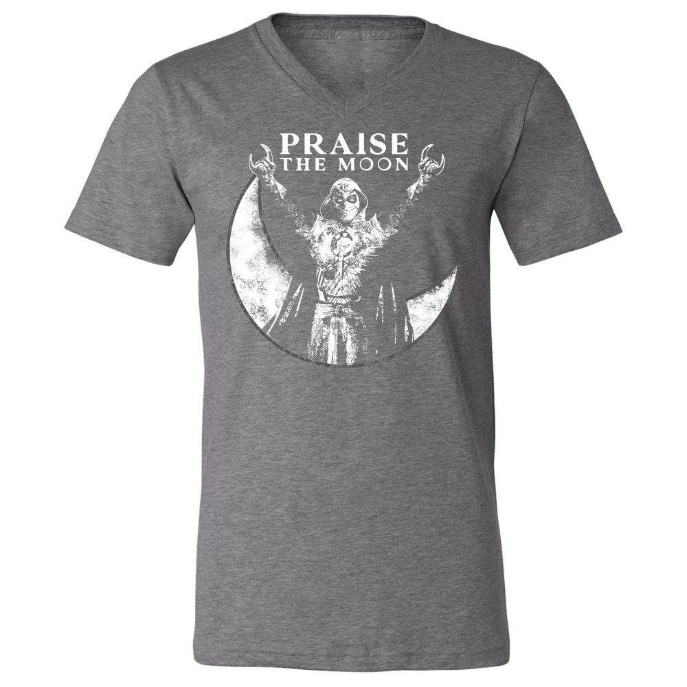 Unisex V-Neck T-Shirt - R1N1REXV - Deep Heather - 13