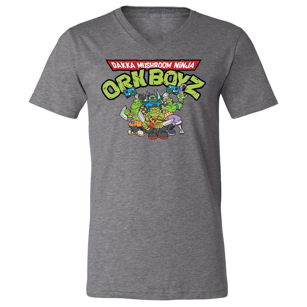 Unisex V-Neck T-Shirt - TYFNWM8R - Deep Heather - 13