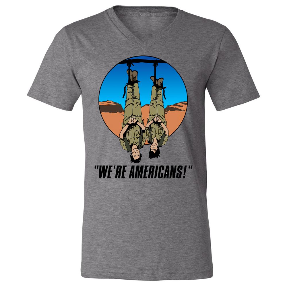 Unisex V-Neck T-Shirt - XPW1GD1X - Deep Heather - 13