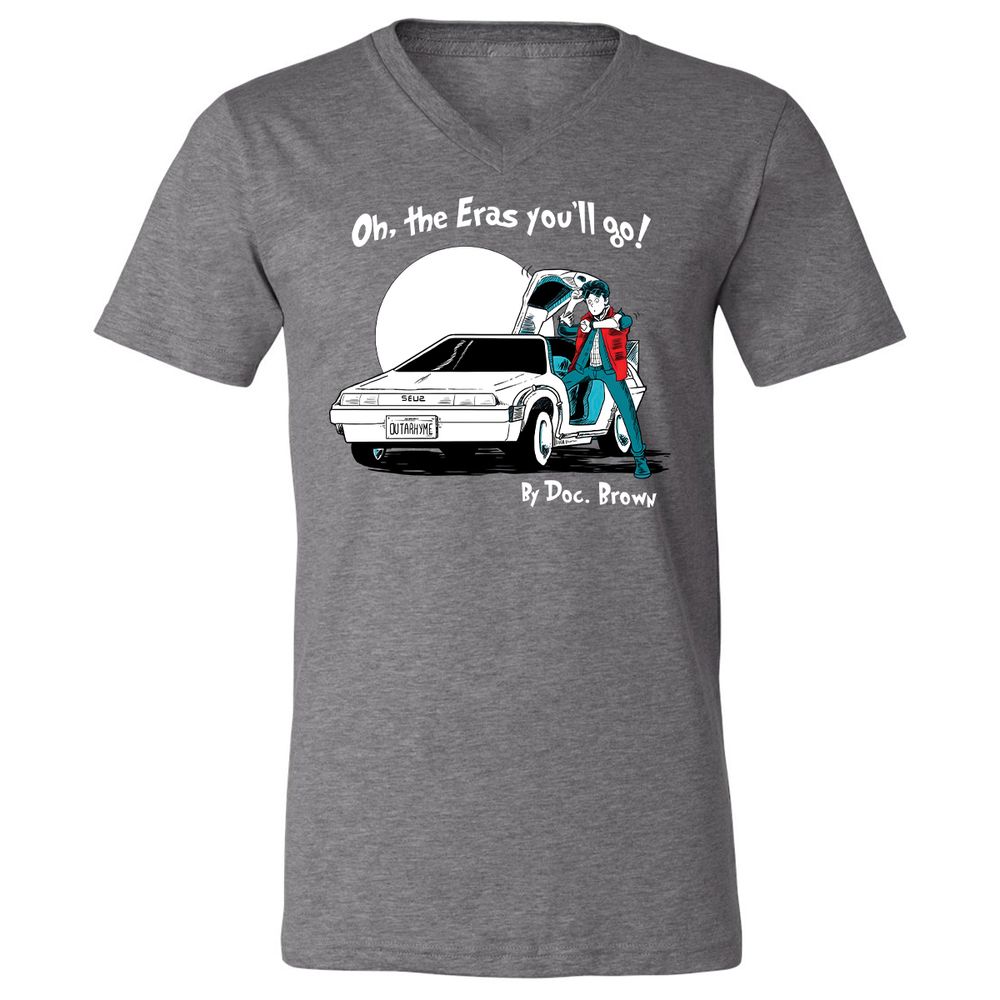 Unisex V-Neck T-Shirt - HL316JCV - Deep Heather - 13