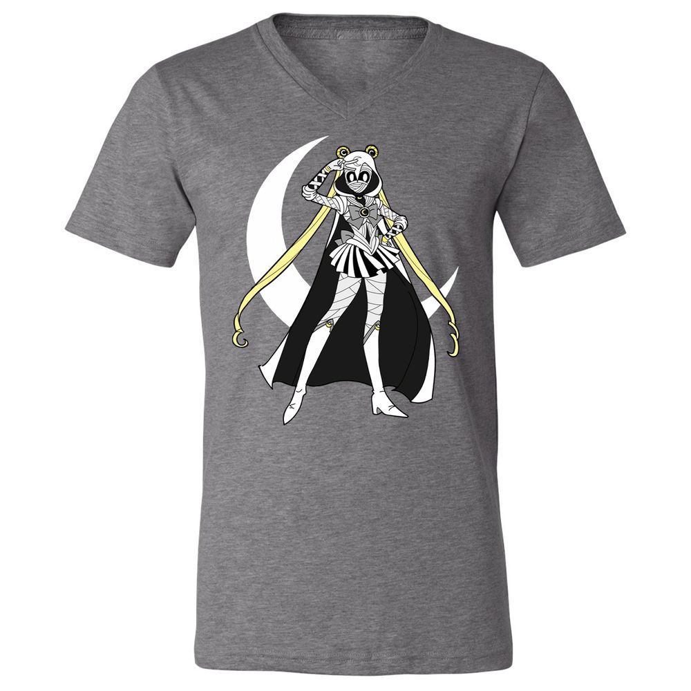 Unisex V-Neck T-Shirt - WGFXUQEW - Deep Heather - 13