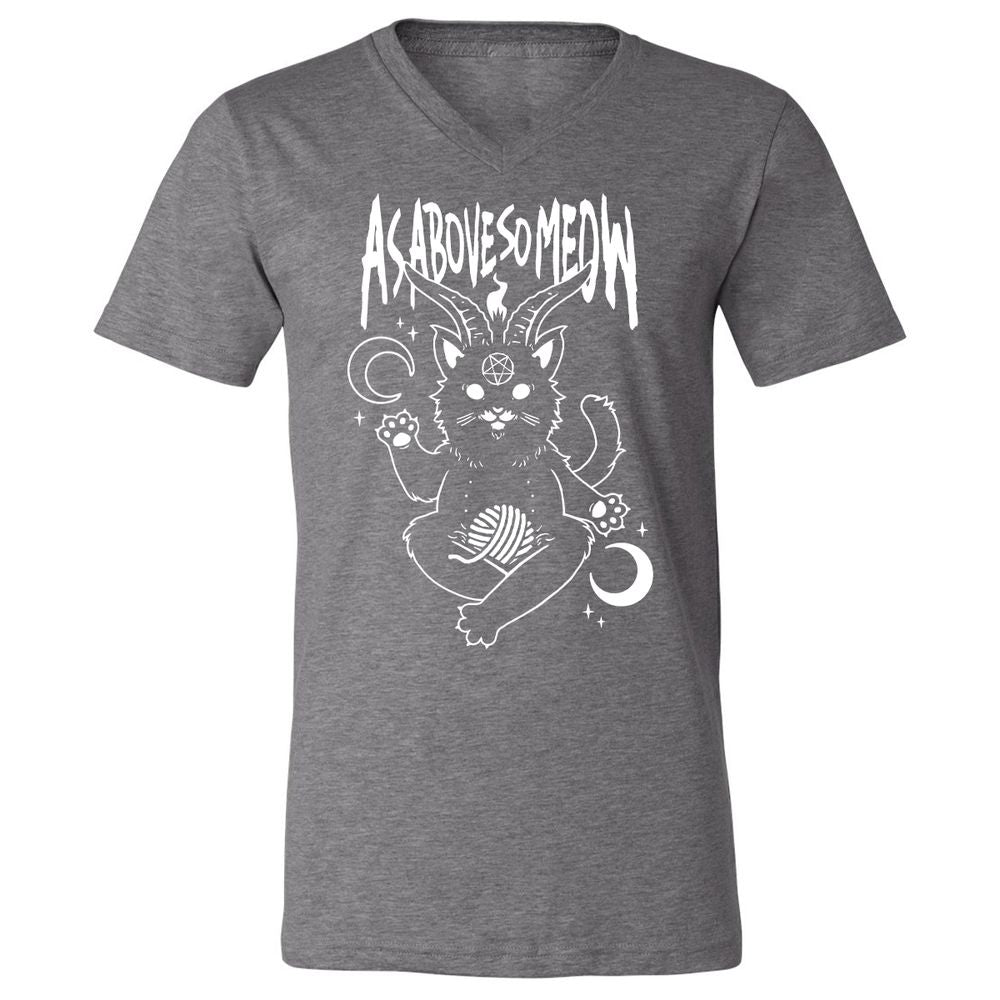 Unisex V-Neck T-Shirt - LERQT77B - Deep Heather - 13