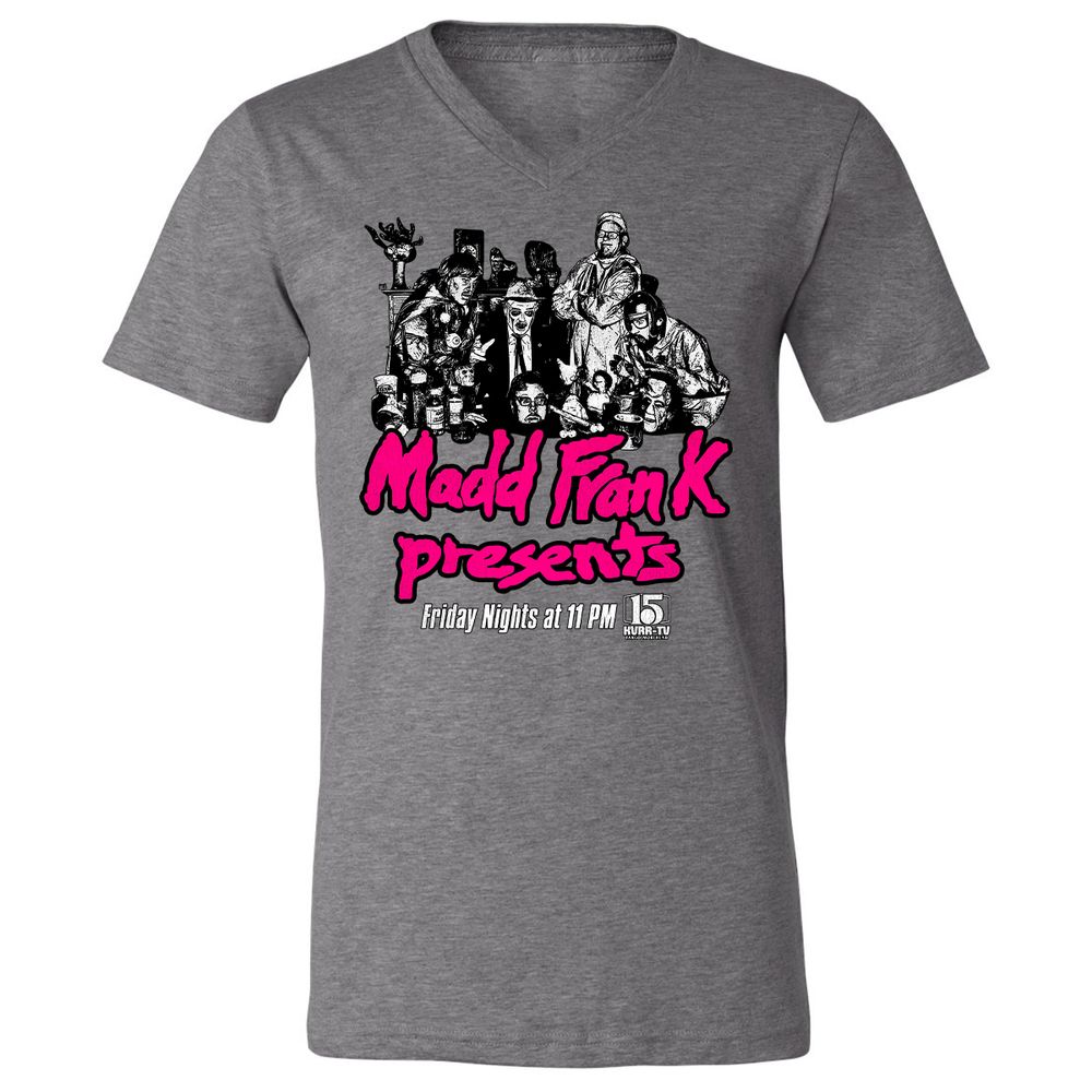 Unisex V-Neck T-Shirt - KQ1QJ6K8 - Deep Heather - 13