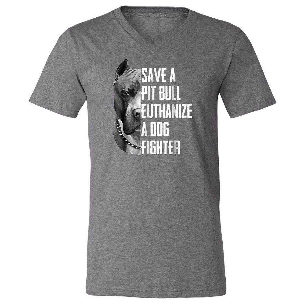 Unisex V-Neck T-Shirt - MUPVT1G3 - Deep Heather - 13