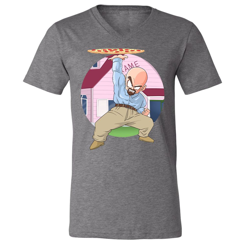 Unisex V-Neck T-Shirt - Z32ADK3X - Deep Heather - 13