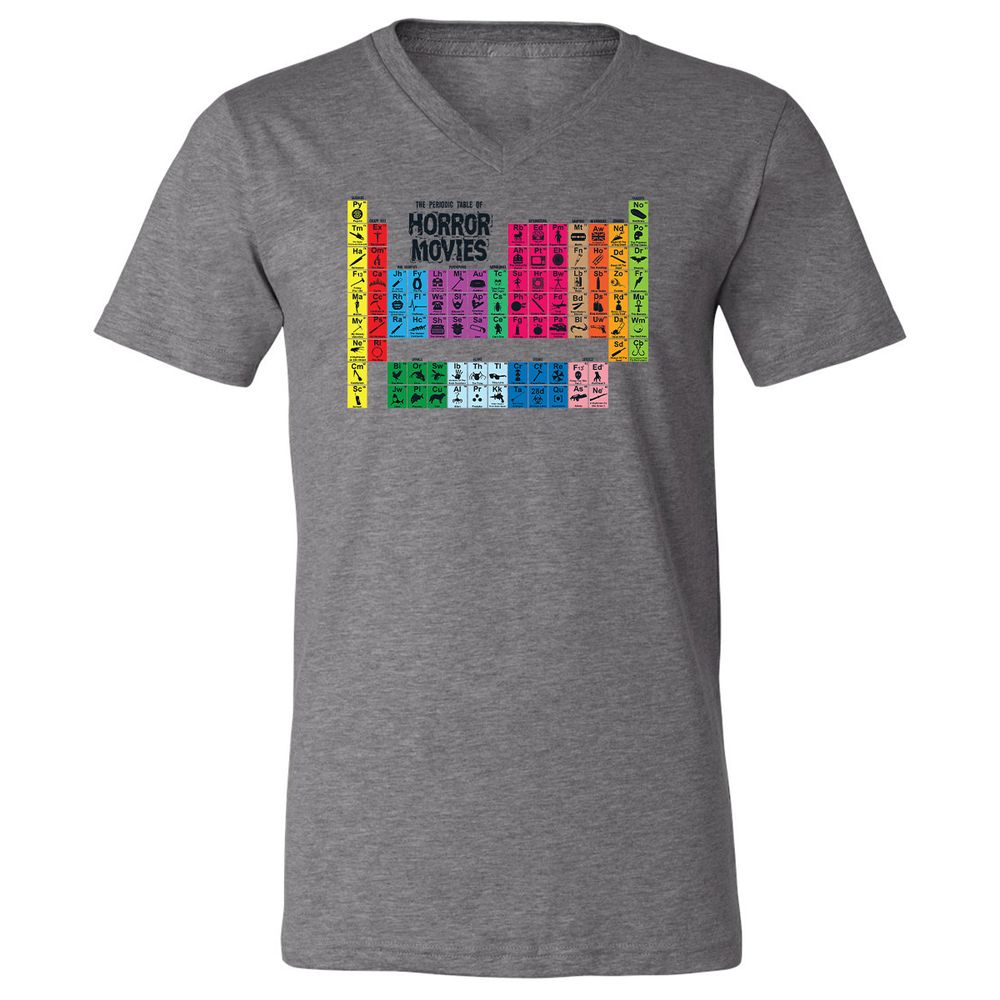 Unisex V-Neck T-Shirt - UJE7AVGP - Deep Heather - 13