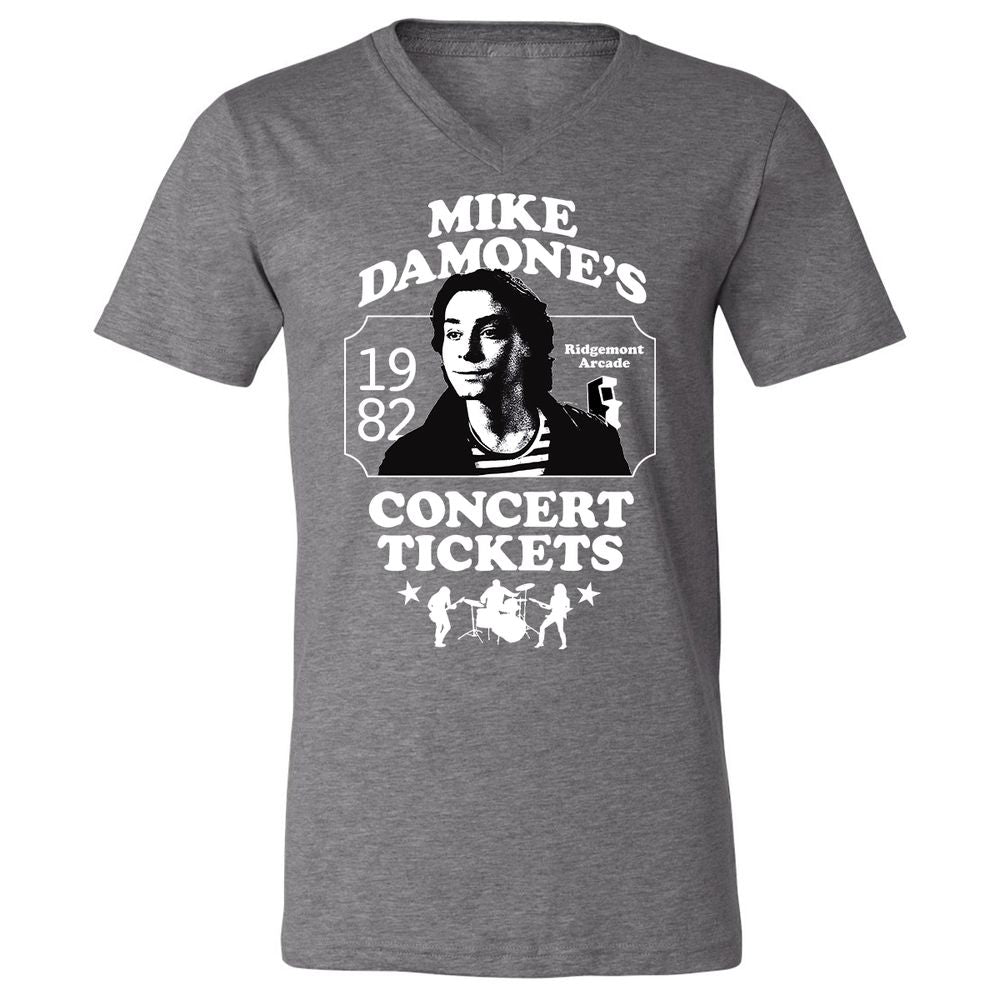 Unisex V-Neck T-Shirt - LCYUJBX9 - Deep Heather - 13