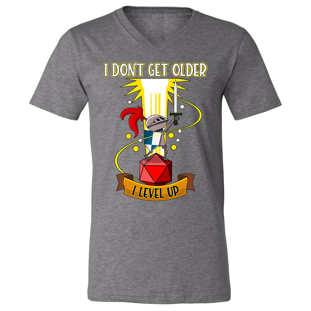 Unisex V-Neck T-Shirt - 6XKHL97C - Deep Heather - 13