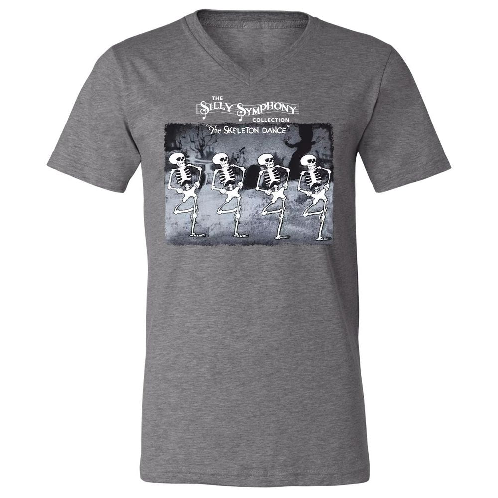 Unisex V-Neck T-Shirt - PZZUQTHR - Deep Heather - 13