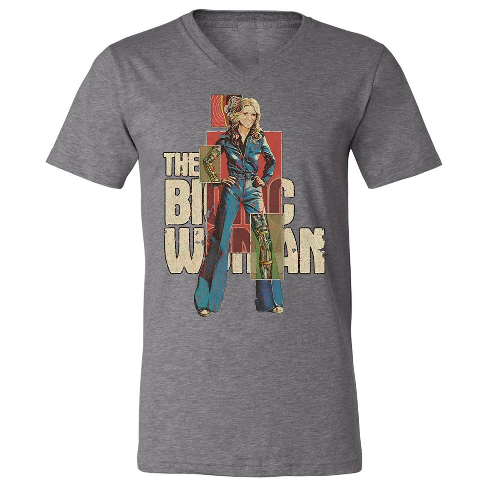 Unisex V-Neck T-Shirt - WUNFJP63 - Deep Heather - 13
