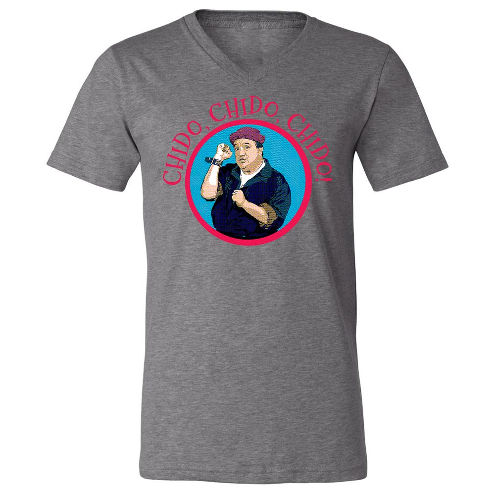 Unisex V-Neck T-Shirt - JVBUAUHU - Deep Heather - 13