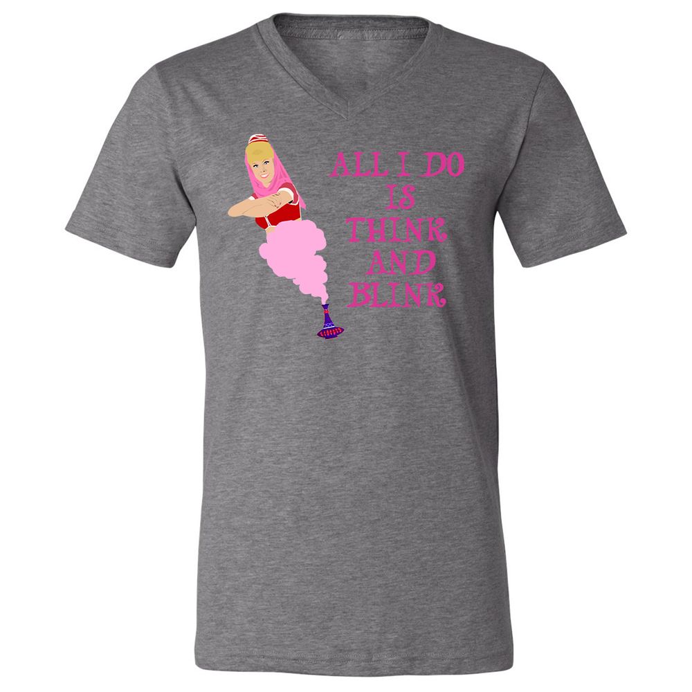 Unisex V-Neck T-Shirt - HYNWL7JP - Deep Heather - 13