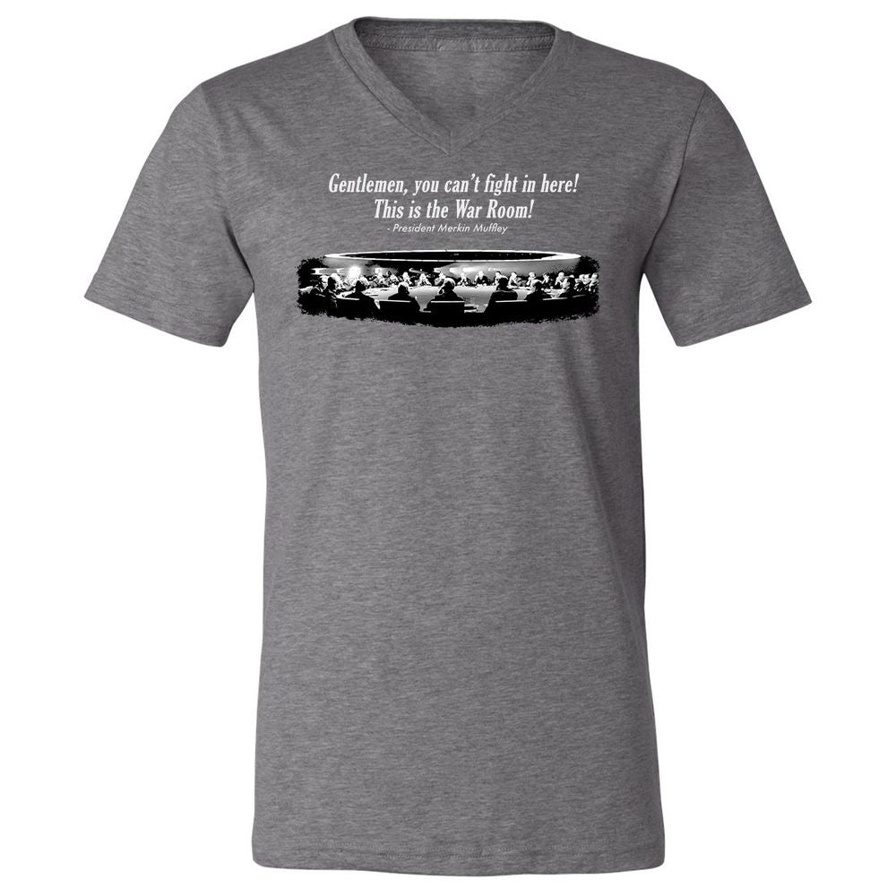 Unisex V-Neck T-Shirt - Y44U5G3Q - Deep Heather - 13