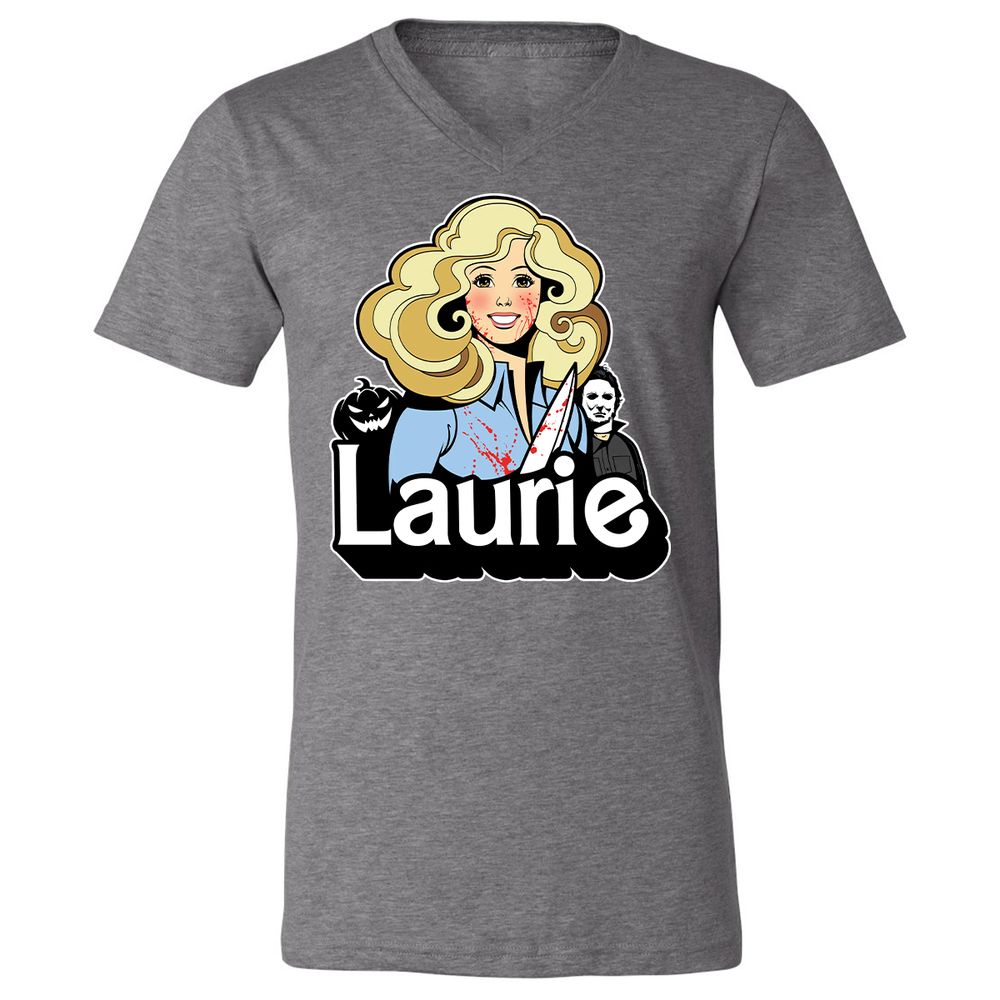 Unisex V-Neck T-Shirt - 766PA43V - Deep Heather - 13