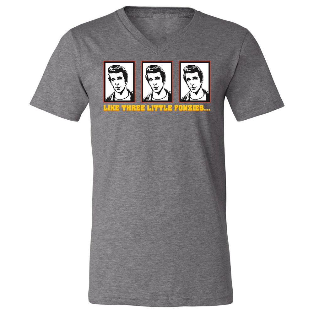 Unisex V-Neck T-Shirt - 62GSQDCQ - Deep Heather - 13