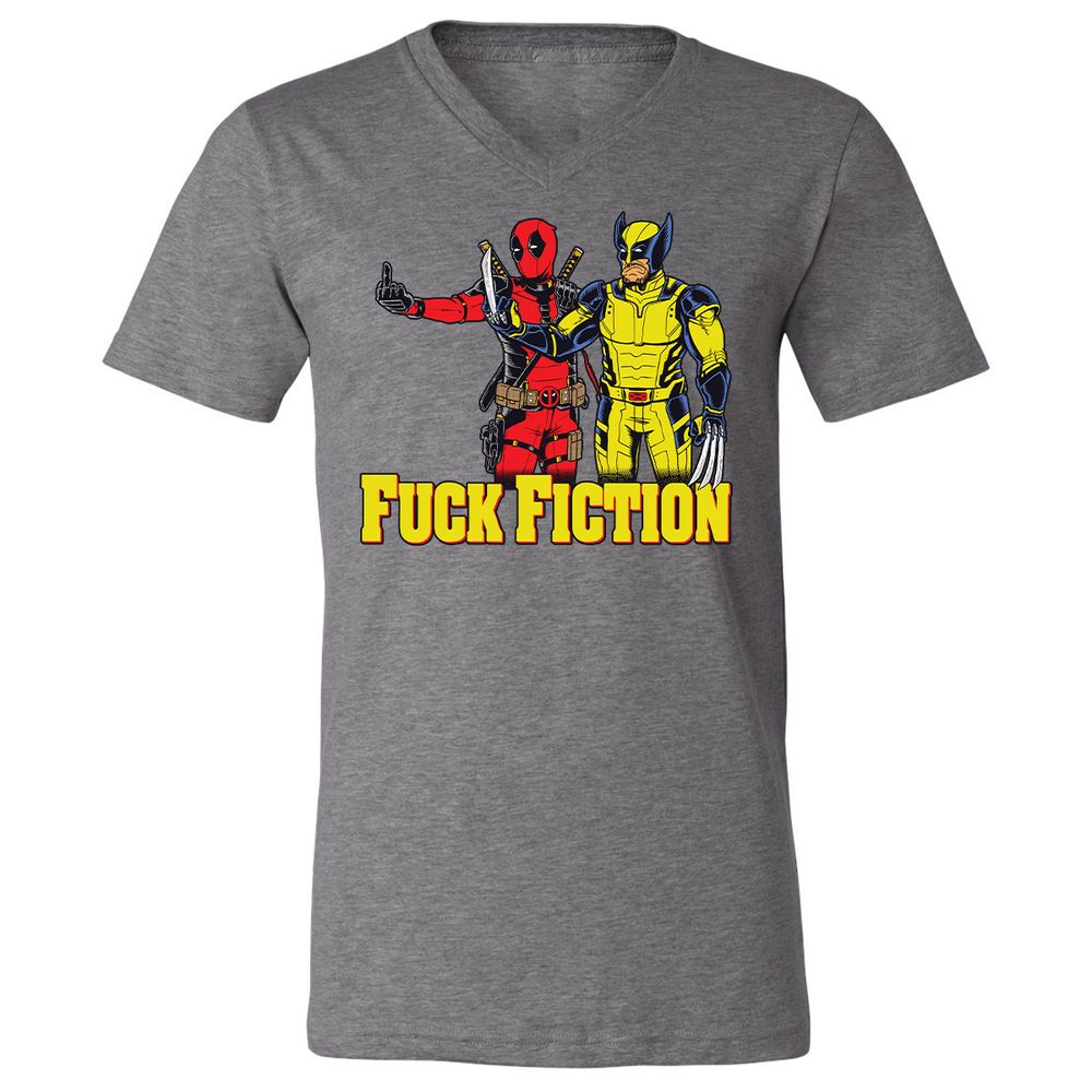 Unisex V-Neck T-Shirt - YHZ21554 - Deep Heather - 13