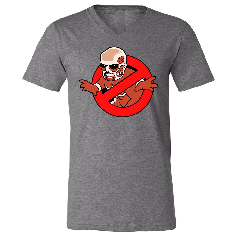 Unisex V-Neck T-Shirt - M5MQYZ7T - Deep Heather - 13