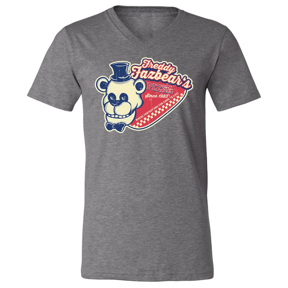 Unisex V-Neck T-Shirt - V9PK881G - Deep Heather - 13