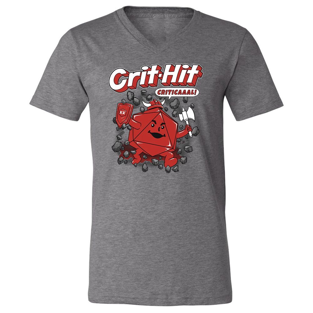 Unisex V-Neck T-Shirt - WNPGVS3Y - Deep Heather - 13