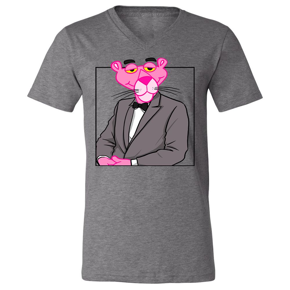 Unisex V-Neck T-Shirt - X4J3432J - Deep Heather - 13