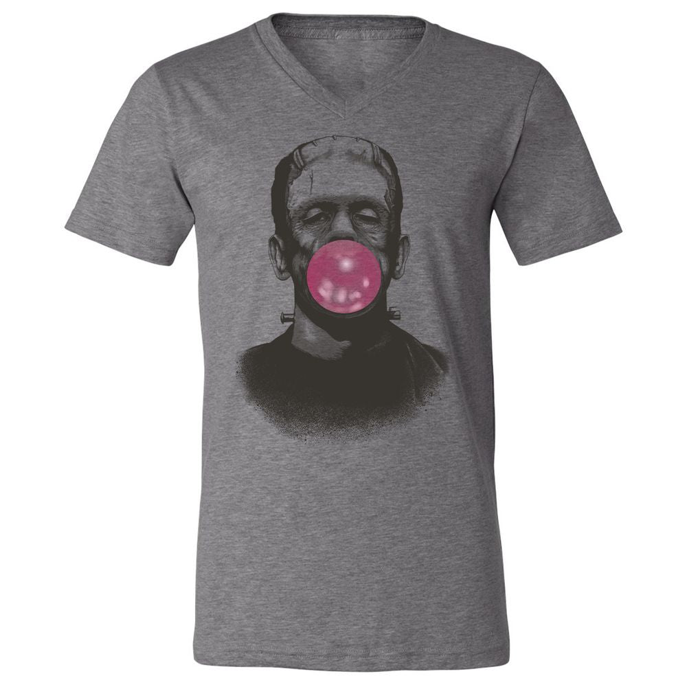 Unisex V-Neck T-Shirt - 8R3XPLVB - Deep Heather - 13
