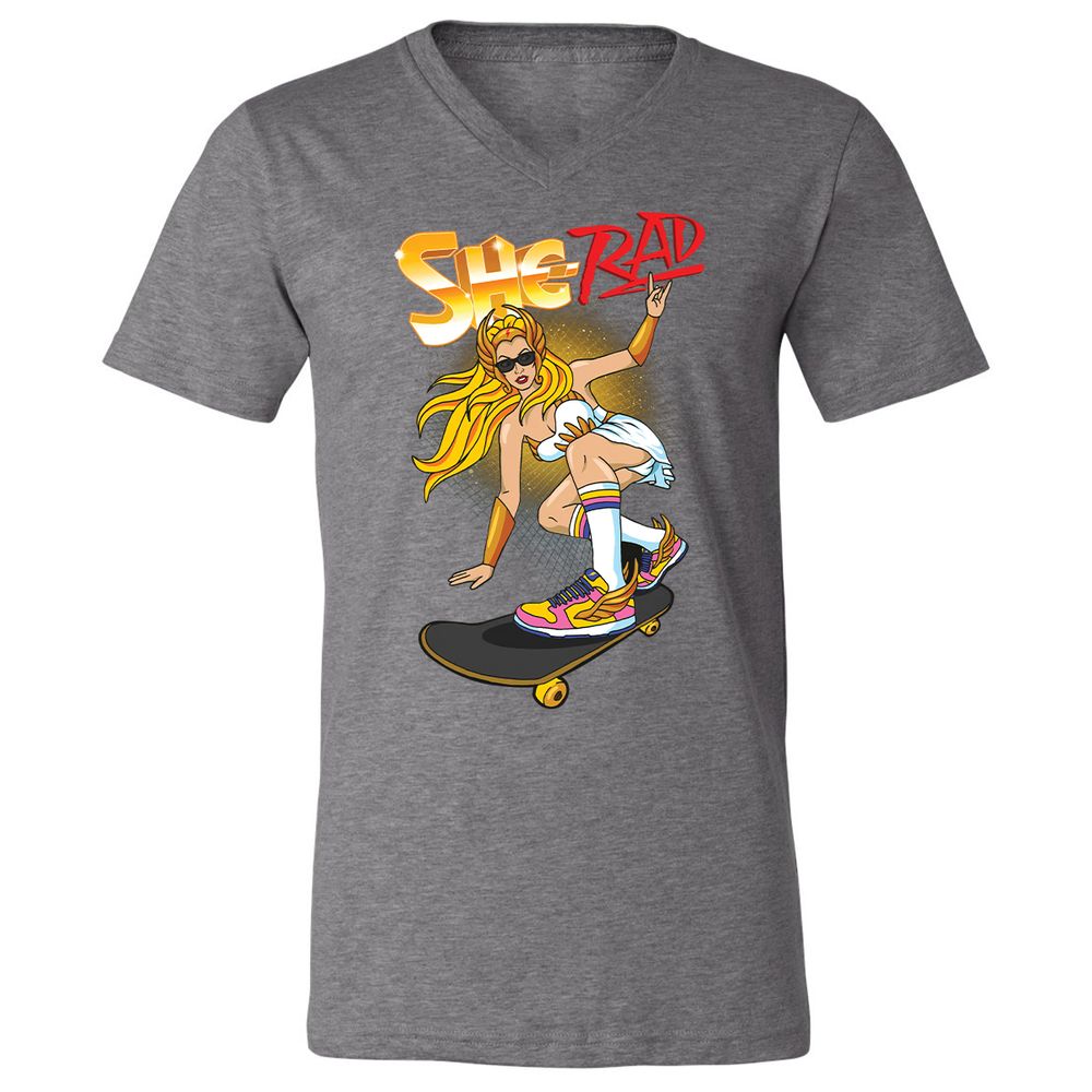 Unisex V-Neck T-Shirt - MSM3E2A5 - Deep Heather - 13