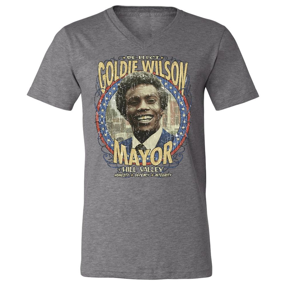 Re-Elect Mayor Goldie Wilson - Deep Heather - 13