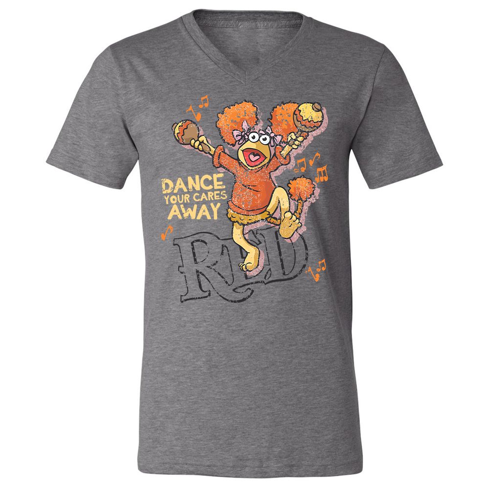 Unisex V-Neck T-Shirt - TD1P91WM - Deep Heather - 13
