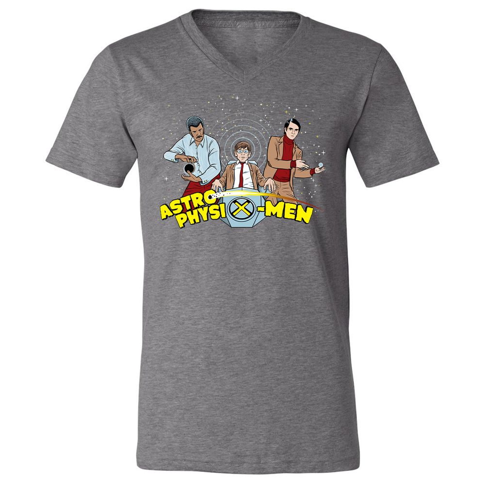 Unisex V-Neck T-Shirt - LW1P2QKU - Deep Heather - 13
