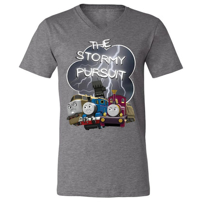 Unisex V-Neck T-Shirt - 465VYU2L - Deep Heather - 13