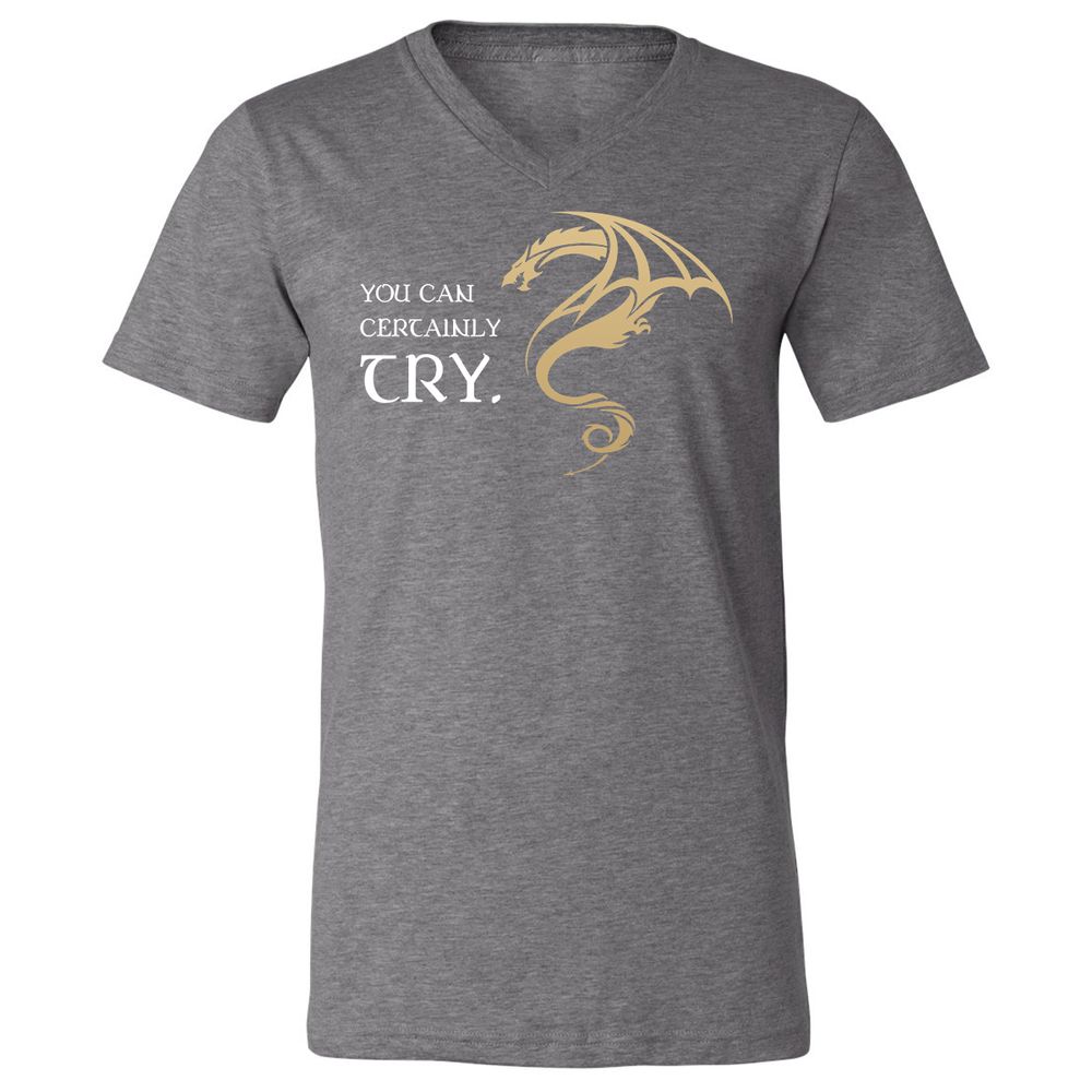 Unisex V-Neck T-Shirt - MXBFPMEJ - Deep Heather - 13