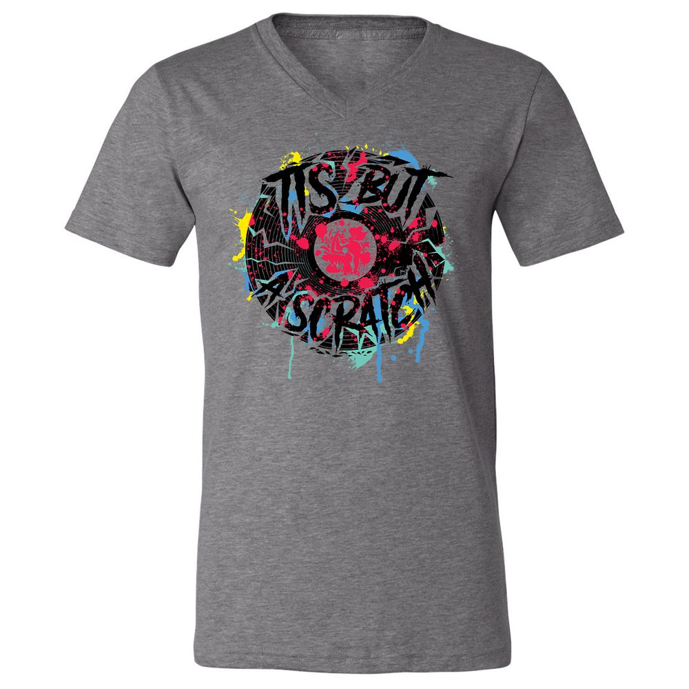 Unisex V-Neck T-Shirt - CKR651FE - Deep Heather - 13